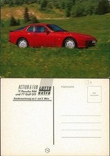 Ansichtskarte  Verkehr/KFZ: Auto Porsche 944 (Lotto-Gewinn-Reklame) 1985