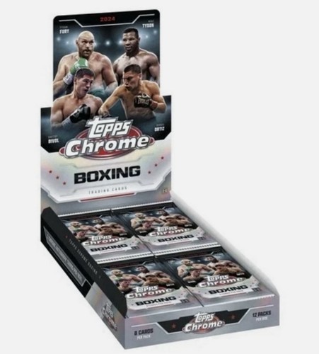 2024 Topps Chrome® Boxing Hobby Box Brand New Sealed Confirmed Order ✅ PREORDER