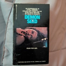 Demon Seed Dean R Koontz Vintage Paperback Julie Christie Bantam 1977