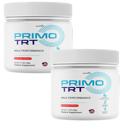 (2 Pack) Primo TRT Men's Powder Advanced Pro Formula Male Performance Supplement