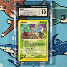 Illumise 38/100 CGC 10 Pokemon EX Sandstorm - Vintage English 2003 E-Reader on eBay