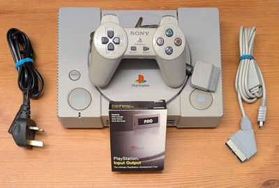 Sony PlayStation 1 PS1 Konsole Original PSIO Cartridge Control RGB Scart Kabel