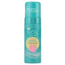 SOL by Jergens No Wait Tropical Tan Tinted Mousse Sunless Tanning, Medium, 5oz