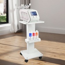 3 Tier Esthetician Trolley Cart 220lb Aluminum Salon Spa Rolling Stand
