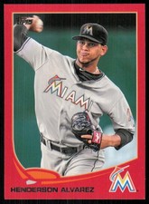 2013 Topps Red Henderson Alvarez #358