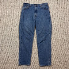 Levis 550 Relaxed Fit Tapered Leg Jeans Mens 36x31 Blue Vintage Made in USA
