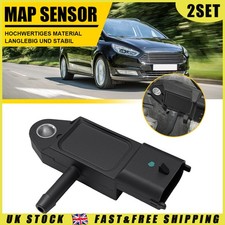 2x MAP Sensor fits FORD MONDEO Mk4 TDCi 1.8D 07-15 Manifold Pressure 0261230119