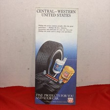 1983 Central & Western United States  road map Phillips 66 oil