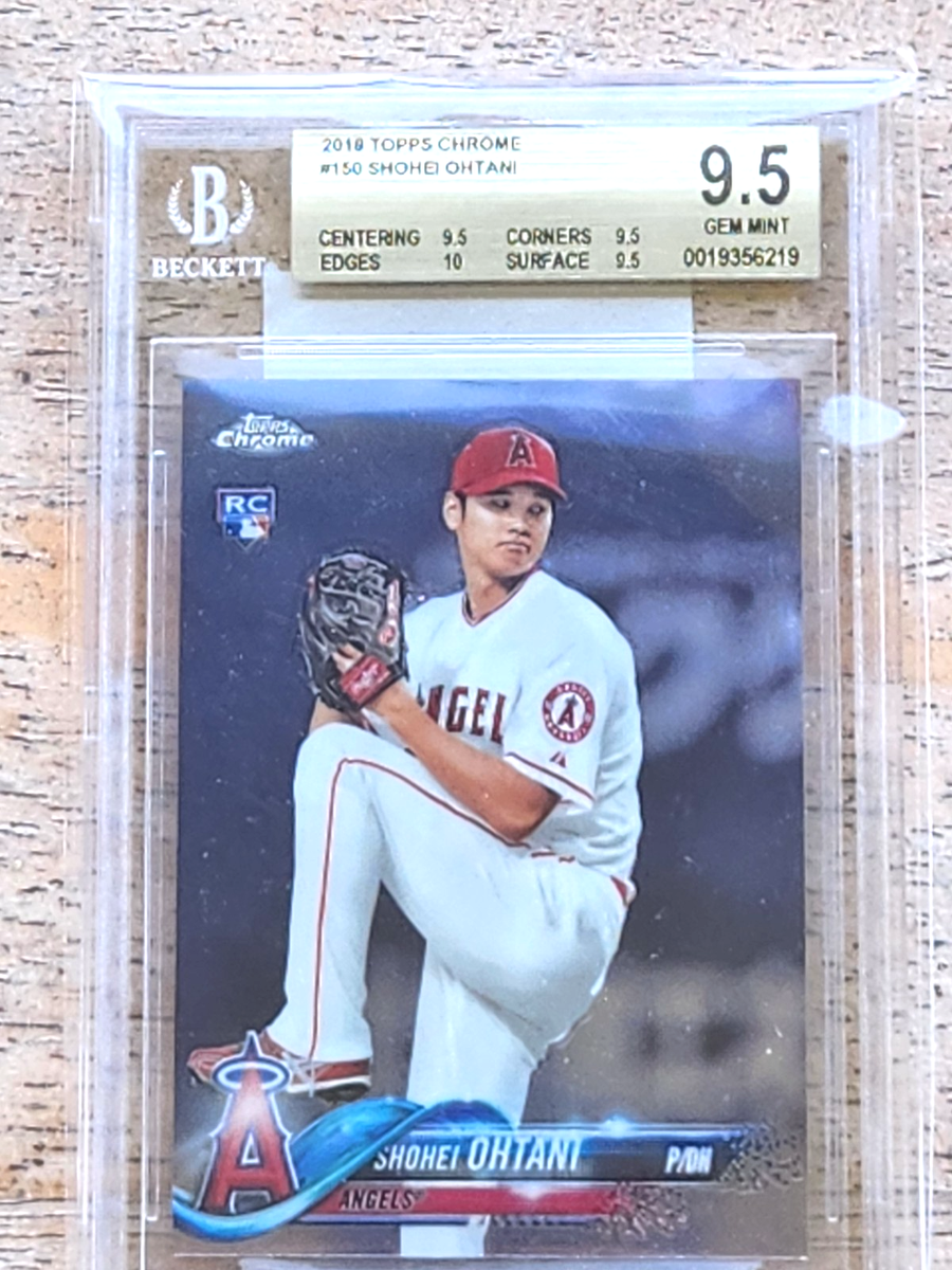 2018 Topps Chrome Shohei Ohtani Rookie #150 BGS 9.5+ | eBay