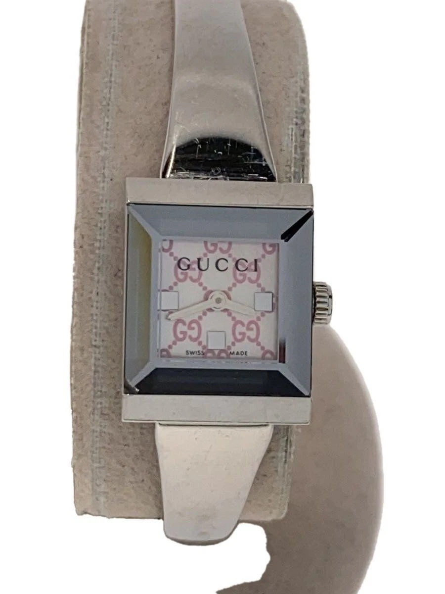 Montre Femme GUCCI Quartz Analogique Acier Inoxydable Argent 128,5 Occasion