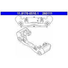 Bremssattel-Halter vorne für Mercedes Sprinter 2-T B901 3-T B903 4-T | 993407
