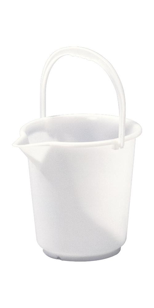 Hünersdorff Eimer 10,5 l HD-Polyethylen natur Kunststoffbügel Ø 286 mm Höhe 2...