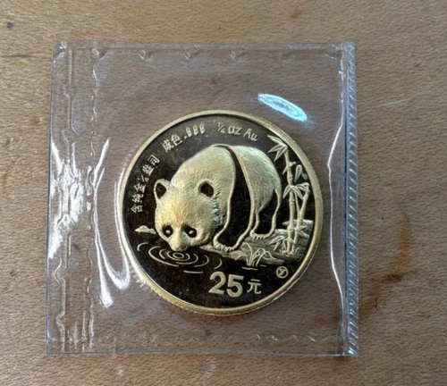 1987 Chinese Gold Panda 1/4 oz — photo from the most recent tracked eBay sale