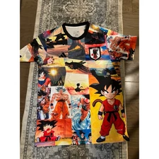 Adidas Dragon Ball Z Japan Football Jersey Goku Soccer Graphic Shirt