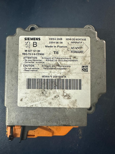 9652712180 Siemens Peugeot  Airbagsteuergerät Crash Sensor  (14)