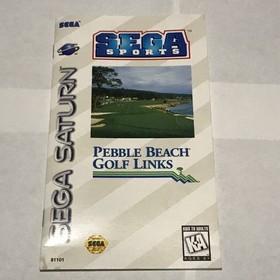 Sega Sports Pebble Beach Golf Links (Sega Saturn, 1995) Game  Disc & Manual Only