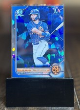 Jett Williams 2022 Bowman Chrome Draft Sapphire Refractor 1st Bowman  Brewers