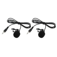 Set of 2 - Lapel Microphone for Vloggers Reporter 3.5