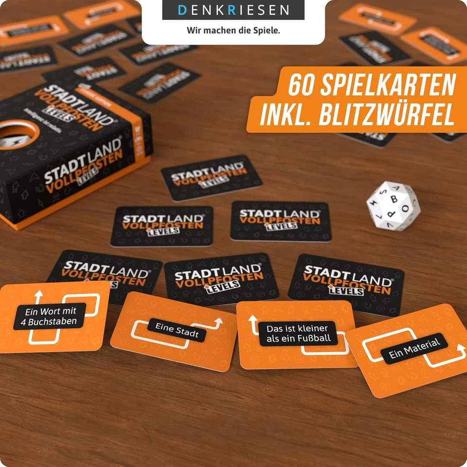 Stadt Land VOLLPFOSTEN Classic Edition – "Intelligenz ist relativ." | Levels - Bild 3 von 4