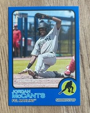 2022 Topps Heritage Minor League Edition Blue Border /99 Jordan McCants #133