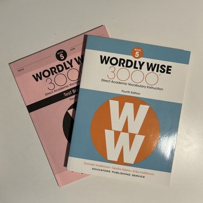 Wordly Wise, Grade 5: - Test Booklet Hodkinson Kenneth; Adams - Fourth Edition