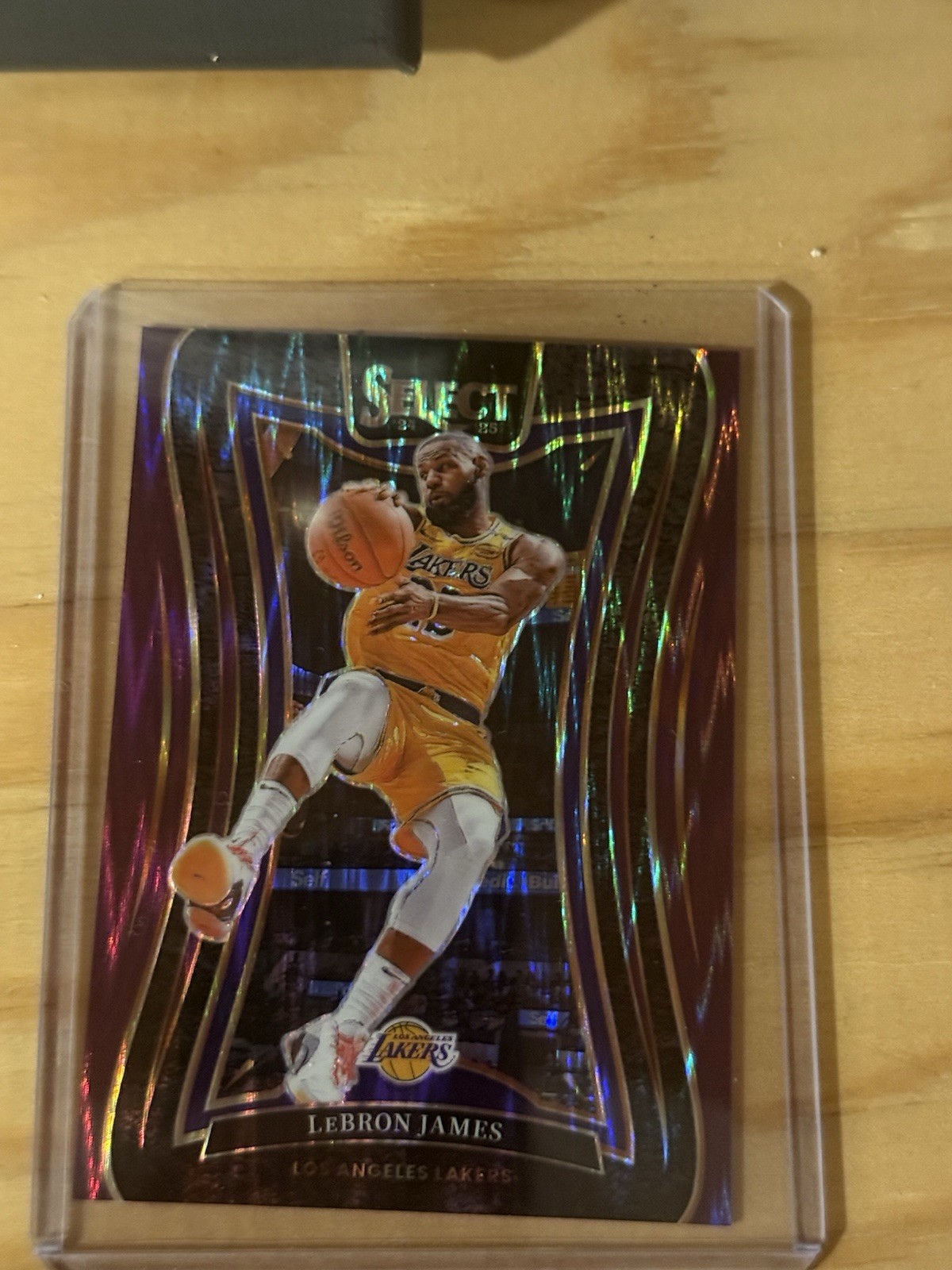 2024-25 Panini Select - Mezzanine LeBron James #310 Purple Flash Prizm /249