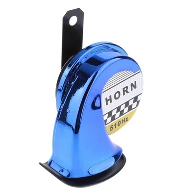 Voiture moto 130db fort escargot air corne sirène étanche 510 hz 12 v dc bleu - Photo 1/4
