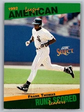 1993 Score #38 Frank Thomas Select Stat Leaders