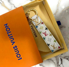 Louis Vuitton Dragonne Key Holder Key Chain Monogram White