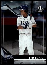 2021 Bowman Platinum #TOP-28 Jhon Diaz Top Prospects