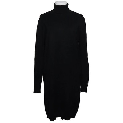 Flash Woman, Rollkragenkleid, Größe: XL, Schwarz, Polyamid/Viskose #SdS