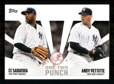 2023 Topps One Two Punch #12P-4 CC Sabathia / Andy Pettitte Yankees 6534