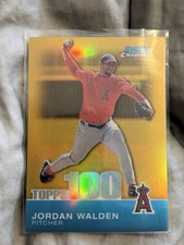 2010 Bowman Chrome Topps 100 Prospects Jordan Walden #TPC100 Gold Refractor /50