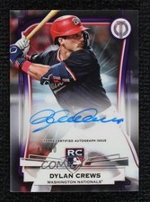 2025 Topps Tribute League Inauguration Purple 41/50 Dylan Crews Auto 0n64