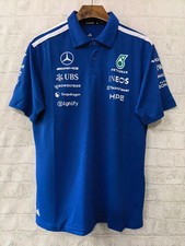 2026 F1 Benz New Pattern Short Sleeve Racing Suit