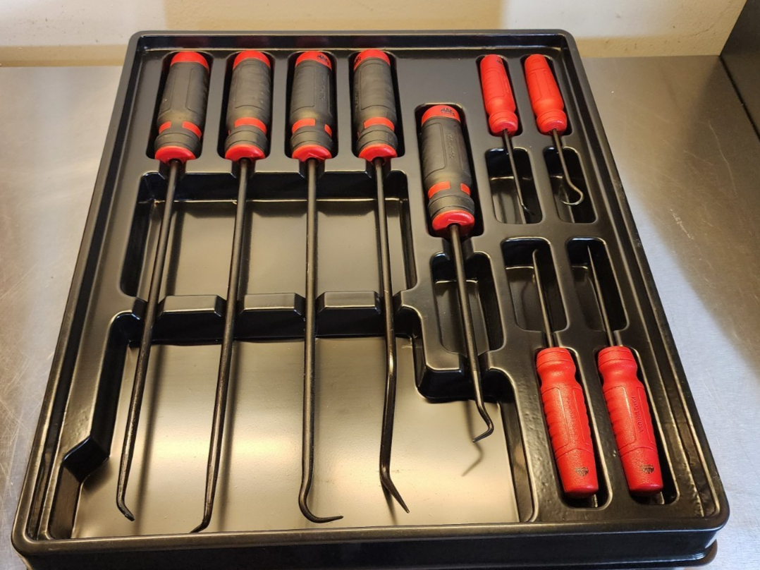 Mac tools - 16 PC. Mac-Grip Pick Set - Red - PS16DR | eBay