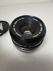 CANON FD 50mm F1.8 S.C. WORKING , MINOR EDGE FUNGUS           (067)