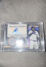 2023 Topps Museum Collection - Single-Player Signature Swatches Dual Relic...