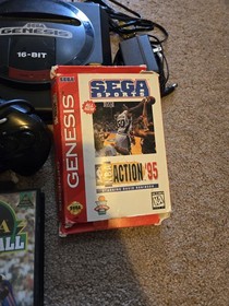 Sega Genesis Model 1 Bundle Controller Tested + 2 Games NCAA Football CIB
