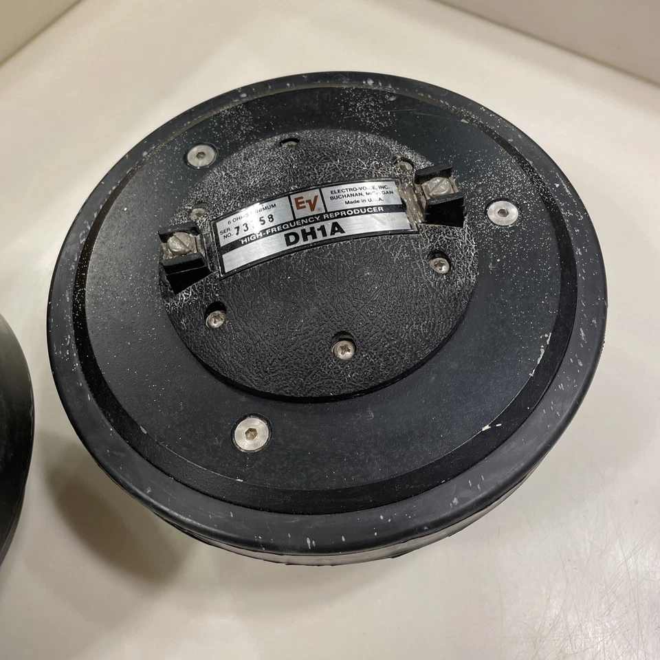 Par de altavoces ElectroVoice EV DH1A de alta frecuencia con controlador de bocina Foto 3 de 4