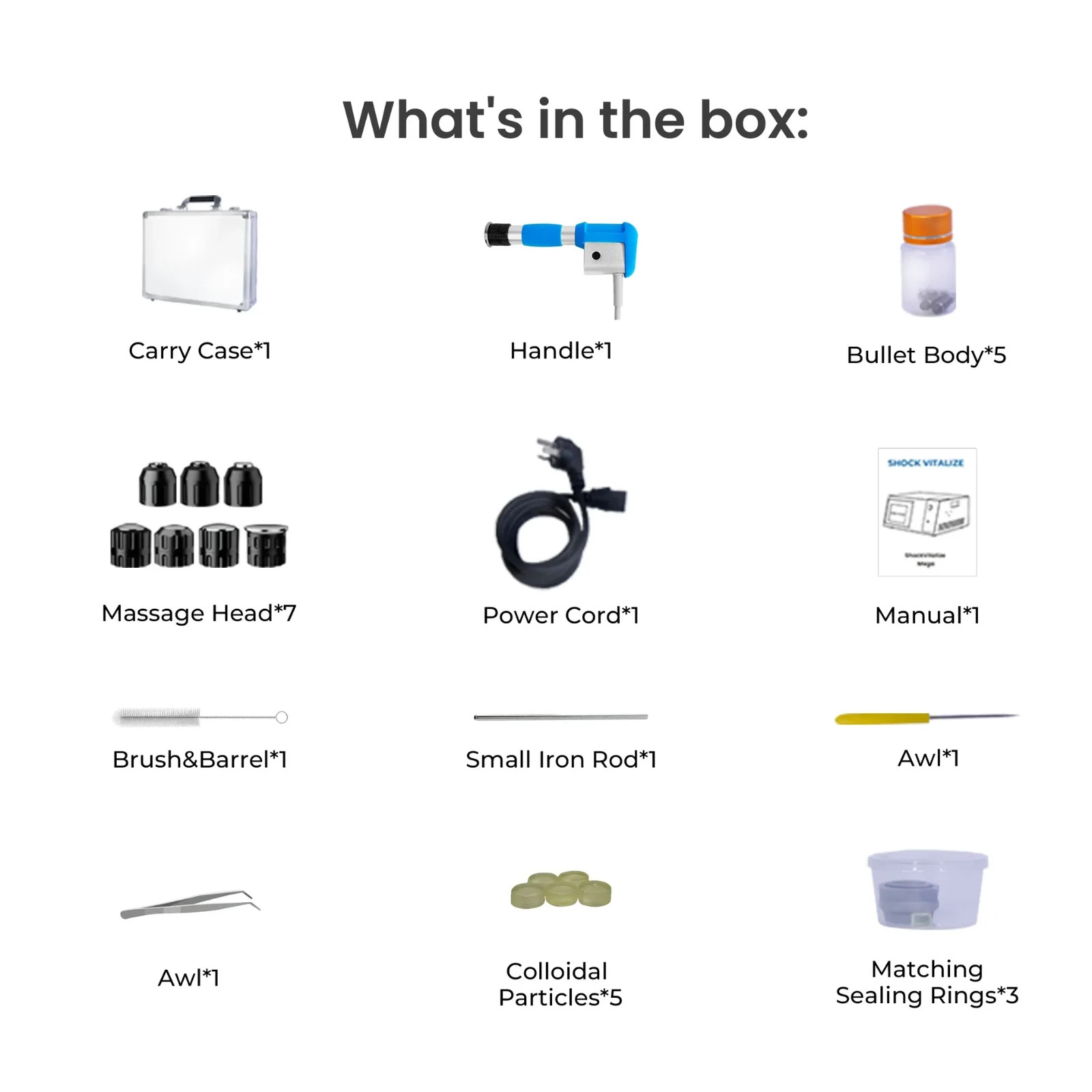 Shock Vitalize Lite ESWT Shockwave Therapy Machine for Pain Relief