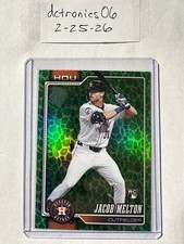 2026 Topps Series One Green Parallel Jacob Melton Houston Astros #148 Rookie