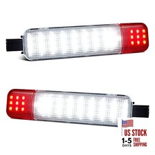 NDRUSH LED Interior Door Light Door Panel Courtesy Warning Light red and white