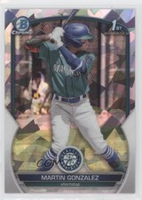 2023 Bowman Chrome Prospects Atomic Refractor Martin Gonzalez #BCP-28 5b1