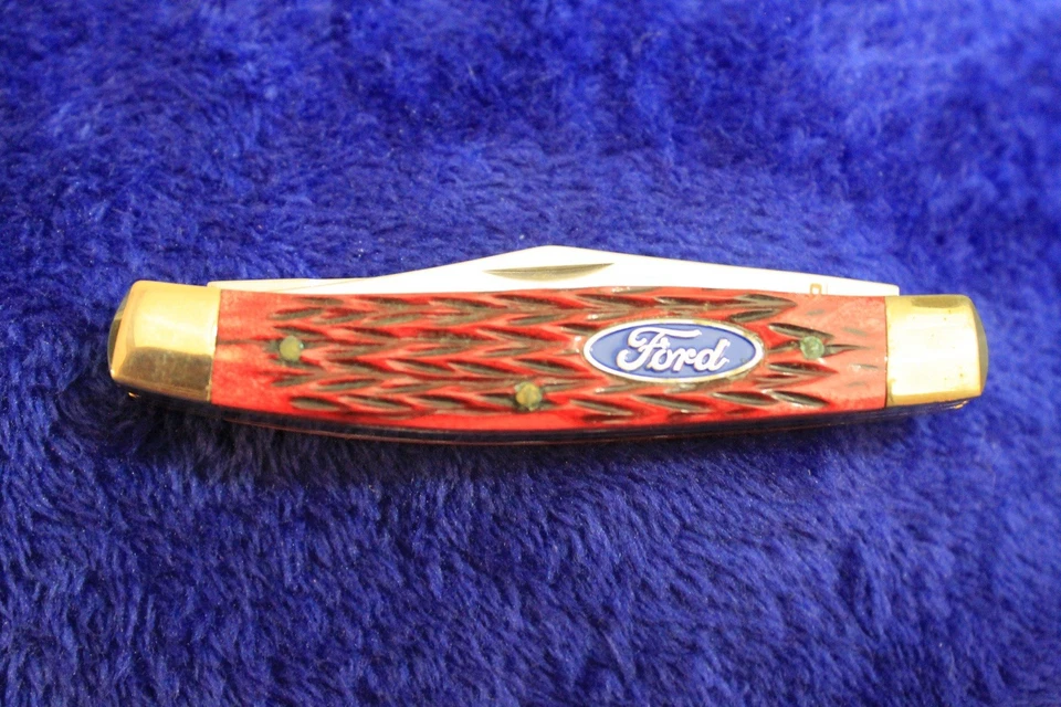 NIB 3 Blade Ford Folding Pocket Knife Accessory Truck Bronco Blue Oval FoMoCo Foto 2 de 4