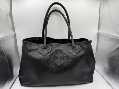Chrome Hearts Cemetery Cross leather tote bag | eBay