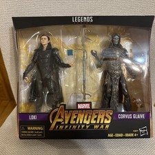 Hasbro Loki & Corvus Glaive Marvel Legends 6 inch Action Figure