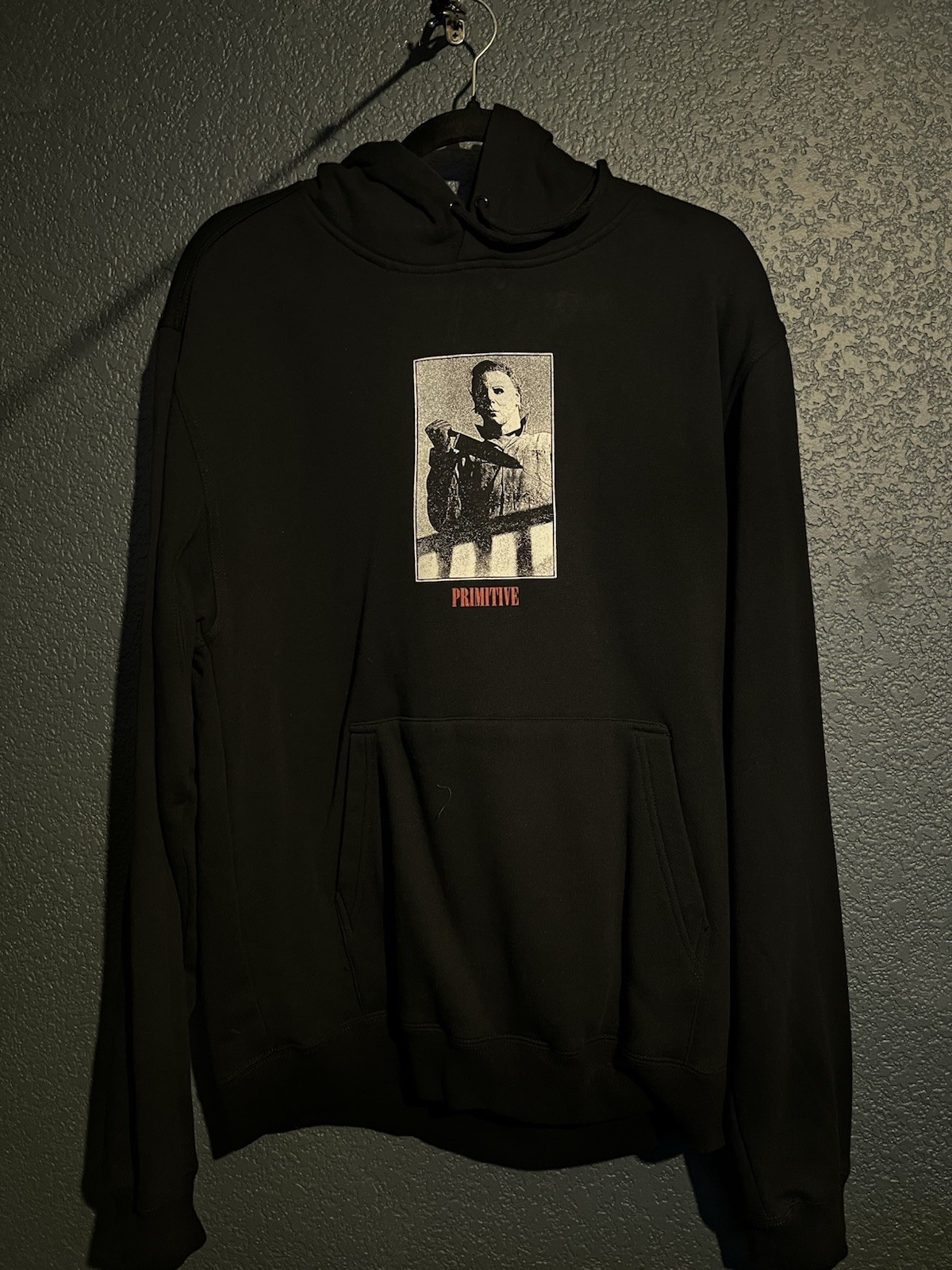 Primitive Skate Apparel x Michael Myers Halloween Slasher Black Hoodie~Medium