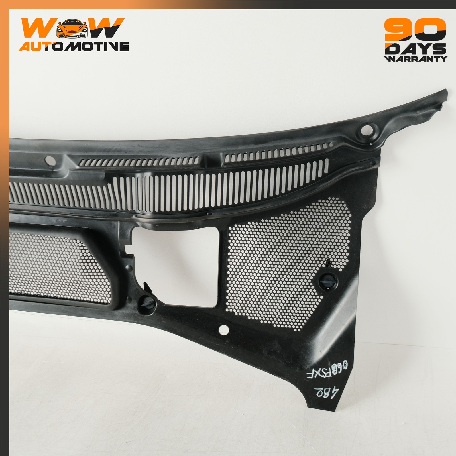 04-13 BENTLEY CONTINENTAL FLYING SPUR FRONT WINDSHIELD COWL PANEL TRIM COVER OEM
