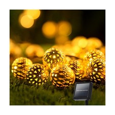 33FT 100LED Solar String Lights Outdoor Waterproof,Globe Solar Fair... Fast Ship